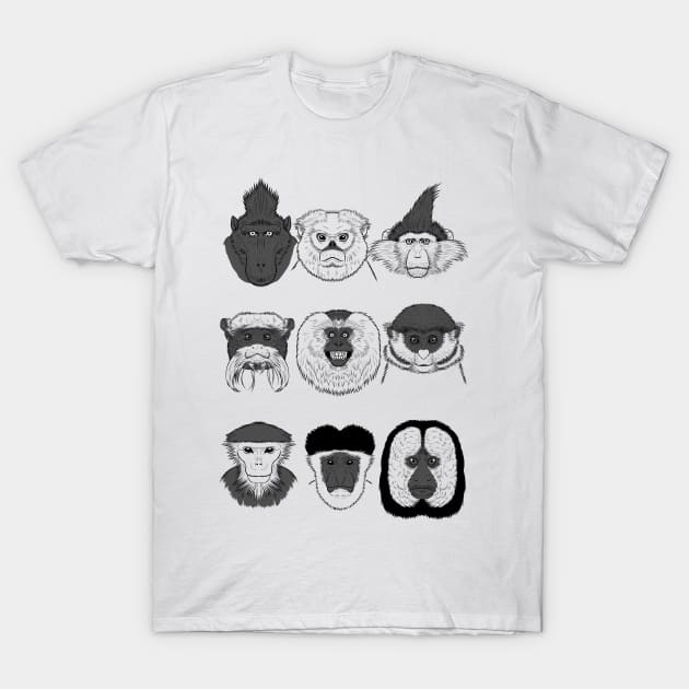 Apes T-Shirt by albertocubatas